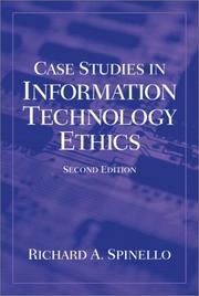 Cover of: Case Studies in Information Technology Ethics (2nd Edition) by Richard A. Spinello