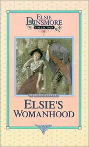 Cover of: Elsie's Womanhood by Martha Finley