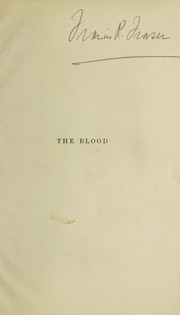 Cover of: The blood by G. Lovell Gulland