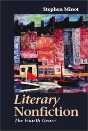 Cover of: Literary Nonfiction: The Fourth Genre