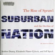 Suburban Nation by Andres Duany, Elizabeth Plater-Zyberk, Jeff Speck