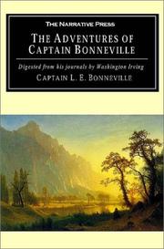 Cover of: The Adventures of Captain Bonneville: Digested from His Journals by Washington Irving