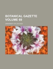 Cover of: Botanical gazette Volume 69