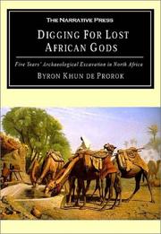 Cover of: Digging for Lost African Gods by Count Byron Khun De Prorok