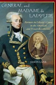 Cover of: General and Madame de Lafayette by Jason Lane