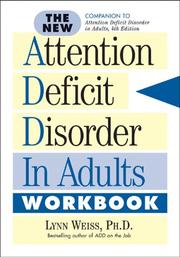 Cover of: The New Attention Deficit Disorder in Adults Workbook