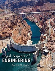 Cover of: Legal Aspects of Engineering by GAYTON  CYNTHIA