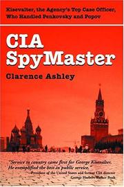 Cover of: CIA spymaster by Clarence Ashley