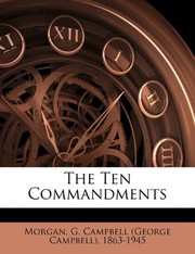 Cover of: The Ten Commandments by 