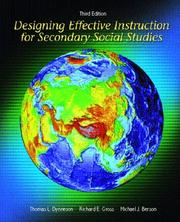 Cover of: Designing Effective Instruction for Secondary Social Studies (3rd Edition)