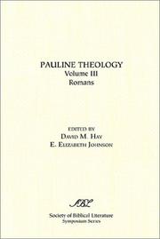 Cover of: Pauline theology.
