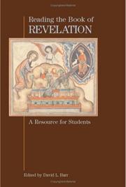 Cover of: Reading the Book of Revelation: A Resource for Students (Resources for Biblical Study)