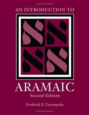 Cover of: An Introduction to Aramaic (Resources for Biblical Study) (Resources for Biblical Study) | Frederick E. Greenspahn