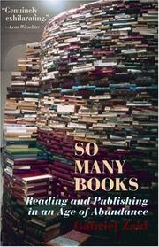 Cover of: So many books by Gabriel Zaid