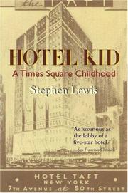 Cover of: Hotel Kid: A Times Square Childhood