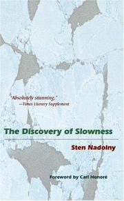 Cover of: The discovery of slowness by Sten Nadolny