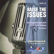 Cover of: Raise the Issues: An Integrated Approach to Critical Thinking, Classroom Audio CD by Carol Numrich