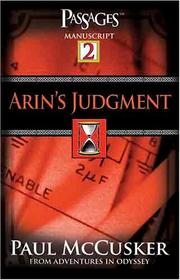 Cover of: Arin's Judgment (Passages Manuscript)