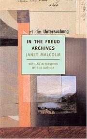 Cover of: In the Freud archives by Janet Malcolm