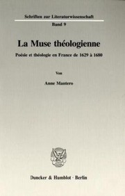 Cover of: La muse théologienne: poésie et théologie en France de 1629 à 1680