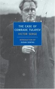 Cover of: The case of Comrade Tulayev