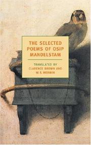 Cover of: Selected poems by Osip Mandelʹshtam