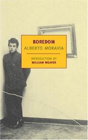 Cover of: Boredom (New York Review Books Classics) by Alberto Moravia