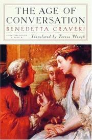 Cover of: The Age of Conversation by Benedetta Craveri