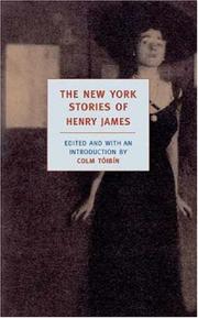 Cover of: The New York stories of Henry James