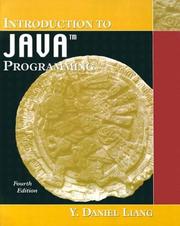 Cover of: Introduction to Java programming by Y. Daniel Liang