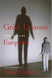 Cover of: Grief Lessons by Euripides