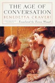 Cover of: The Age of Conversation by Benedetta Craveri