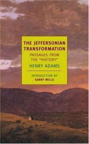 Cover of: The Jeffersonian Transformation | Henry Adams