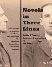 Cover of: Novels in Three Lines (New York Review Books Classics) by Felix Feneon