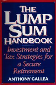 Cover of: The lump sum handbook by Anthony Gallea