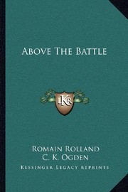 Cover of: Above The Battle
