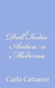 Cover of: Dell'India Antica e Moderna (Italian Edition)