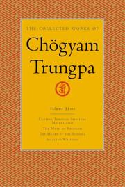 Cover of: The Collected Works of Chögyam Trungpa, Volume 3 by Chögyam Trungpa