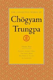 Cover of: The Collected Works of Chögyam Trungpa, Volume 4 by Chögyam Trungpa