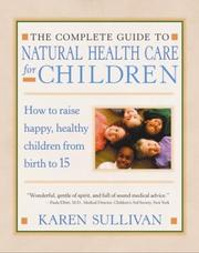 Cover of: Parents' Guide to Natural Health Care for Children
