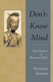 Cover of: Don't-Know Mind: The Spirit of Korean Zen