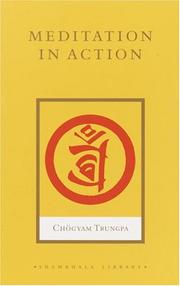 Cover of: Meditation in Action by Chögyam Trungpa