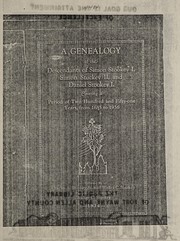 Cover of: A genealogy of the descendants of Simon Stookey I, Simon Stuckey II, and Daniel Stookey I | Walter Columbus Stookey