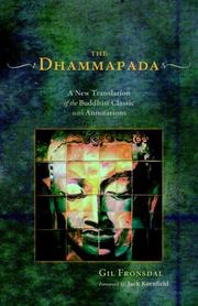Cover of: The Dhammapada by Gil Fronsdal