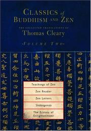 Cover of: Classics of Buddhism and Zen, Volume 2: The Collected Translations of Thomas Cleary (Classics of Buddhism and Zen)