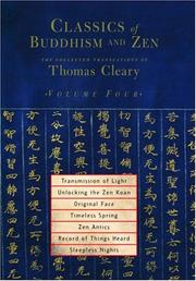 Cover of: Classics of Buddhism and Zen, Volume 4 by Thomas Cleary