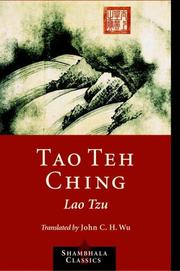 Cover of: Tao Teh Ching by Laozi