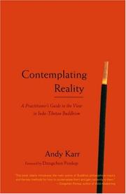Cover of: Contemplating Reality by Andy Karr