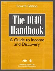 Cover of: The 1040 Handbook: A Guide to Income and Asset Discovery, Fourth Edition