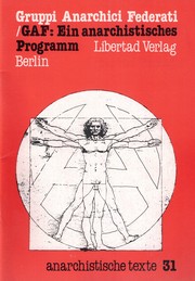 Ein anarchistisches Programm by Gruppi anarchici federati